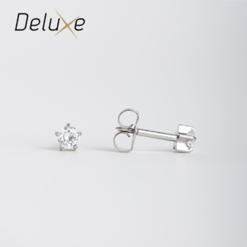 Deluxe Grande Tiffany Zirconia Acero