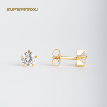 Supermaxxi ExtraGrande Tiffany Zirconia Bañado en Oro