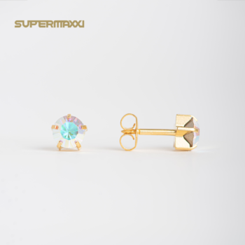 Supermaxxi ExtraGrande Tiffany Iridiscente Bañado en Oro