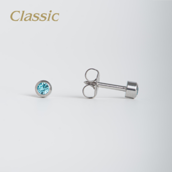 Classic Mediano Bisel Azul Acero
