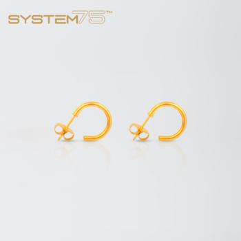 System75 Argolla 12.7mm Bañado en Oro